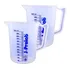 Combo C  2 Jarras De Plástico Pp Graduada Em Silk 600ml
