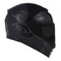 Combo Capacete Asx Eagle Mono Gloss Preto Brilhante 