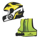 Combo Colete Infantil Com Cinto Para Crianças   Capacete Nfe