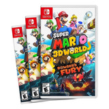 Combo Com 3 Super Mario 3d World + Bowsers Fury Switch