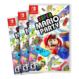Combo Com 3 Super Mario Party Switch Midia Fisica