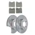 Combo Freios Dianteiro Vw Gol Quadrado 1982/94 Pastilhas 