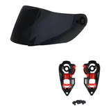 Combo Viseira Fumê+kit Reparo Capacete Agv K1 K3 Sv K5 