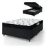 Comfort Prime Cama Box Baú Casal Polar D20 Cor Preto 188cm X 138cm