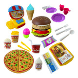 Comidinha Pizza Hamburguer Brinquedo