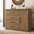 Cômoda 1 Porta 4 Gavetas 94 7 X 81 6 Cm Plus Jatoba Bf