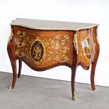 Comoda Bombe Pes Cabriole