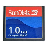 Compact Flash Cf Sandisk 1gb Cartão De Memória