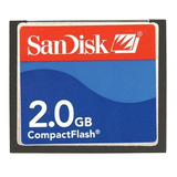 Compact Flash Cf Sandisk 2gb Cartão De Memória Frete Grátis