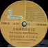 Compacto - Ambrogio - Segunda Patria - Oh, São Paulo ! - 197