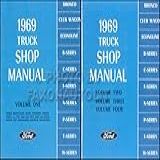 Complete 1969 Ford Truck & Pickup Repair Shop & Service 2 Book Set Of 4 Manuals - F100 F150 F250 F350 F500 F600 To F7000, Wt-series, L-series, Ln-series, N-series, Ht-series