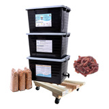 Composteira Domestica 90l Suporte
