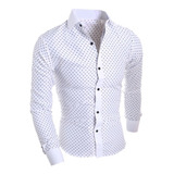 Comprando 2 Frete Grátis Camisa Social Slim Premium 4% Lycra