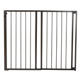 Compre Reall Portão Expansivo Proteção Criança Cão Pet De 58 A 100 Cm Cor Marrom