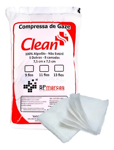 Compressas De Gazes 13