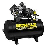 Compressor 10 Pés 100 Litros 140 Libras 2 Hp Csv-10/100 Pro Schulz