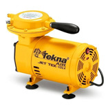 Compressor Ar Direto 1 2hp 40psi C  Kit Cd2453b Bivolt Tekna Cor Amarelo 127v 220v