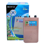 Compressor De Ar Boyu A Pilha D 200 Isca Viva Aquário Pesca