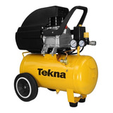 Compressor De Ar Elétrico Portátil Tekna Cp8525 24l 2hp 220v Amarelo