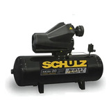 Compressor De Ar Elétrico Schulz Audaz Mcsv 20/150 Trifásica 150l 5hp 220v/380v 60hz Preto