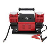 Compressor De Ar Mini Elétrico Portátil Dandaro Off Road 1080w 12v Vermelho preto