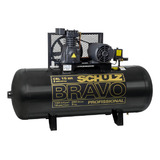 Compressor De Pistão Bravo Profissional Csl 15br/200 Schulz Cor Preto Fase Elétrica Trifásica Frequência 60 Hz 220v/380v