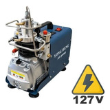 Compressor Pcp Cilindros Scuba Auto stop 4500psi 300bar 110v