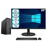 Computador Completo Slim Intel Core I7 16gb Ssd 1tb Wifi Windows 10 Pro Monitor 24