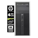Computador Hp 6000 Dual Core 4gb Ddr3 Hd 320gb-semi-novo
