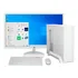 Computador Pc Slim Branco I5 16gb Ram Ssd 480gb Tela 23 Plan