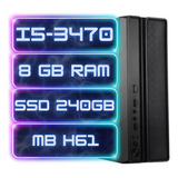 Computador Slim Pc Office Intel I5 Ssd 240gb 8gb Ram Wifi