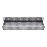 Condimentadora Pizzarola Profissional Inox