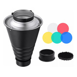 Cone Refletor Snoot Black
