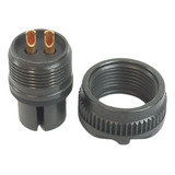 Conector 2 Pinos Macho fêmea P  Injetor De Combustível