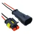 Conector Automotivo Com Cabo   2 Vias A Prova Dagua