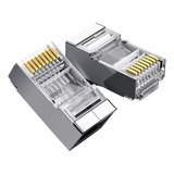 Conector Blindado Cat6 Rj45
