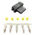 Conector Bobina Ignição Vw Passat Vr6 5 Vias Fêmea
