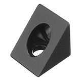 Conector Cantoneira Preto Perfil