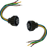 Conector Lanterna Traseira Volv Fh 7 Vias Chicote Kit 2 Pçs