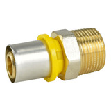 Conector Macho De Transição Fixo Para Gás 16mm X 1 2 Amanco
