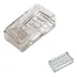 Conector Macho Rj-45 Cat-6 Com Guia Pacote Com 100 Unid