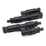 Conector Mc4 2 Vias Tipo Y Par Macho E Femea S solar