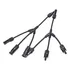 Conector Mc4 3 Vias 3x1 Painel Energia Solar Tipo Y Cabo