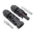 Conector Mc4 Painel Solar Energia Solar Cor Preto