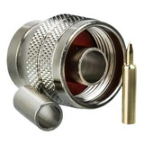 Conector N Macho Reto 50 Ohms Crimpagem Rg rgc 58