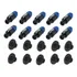 Conector Plug Speakon Kit 20 Unidades 10 Machos + 10 Fêmeas