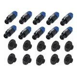 Conector Plug Speakon Kit