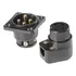 Conector Rc4a i  áudio  4 Polos 2 Vias   Com Parafusos