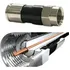 Conector Rg6 Pacote Com 20 Peças Para Cabo Coaxial Rg6