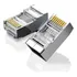 Conector Rj45 Cat6 10/100/1000mbps Blindado C/ 100 Unidades Exbom
